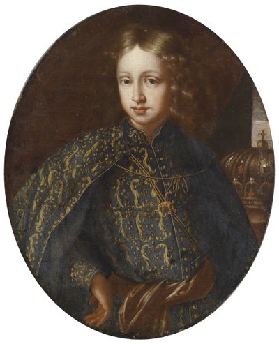 Portret van de latere keizer Joseph I. (1678-1711) als koning van Hongarije door Benjamin von Block